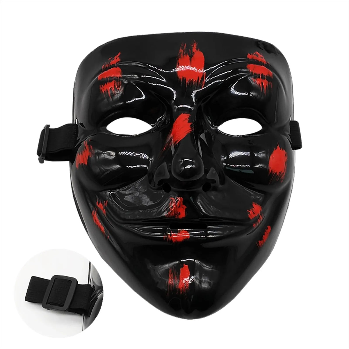 Halloween Masks Hacker Mask Black White V For Vendetta Hackers Cos Mask Halloween Cosplay Party Diy Masks Children Toys Masks